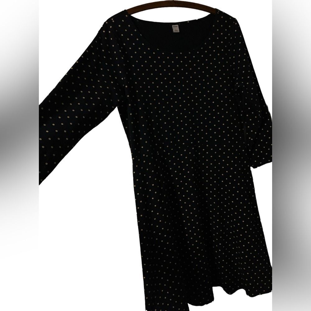 Old Navy BLUE Polkadot Dress Size L